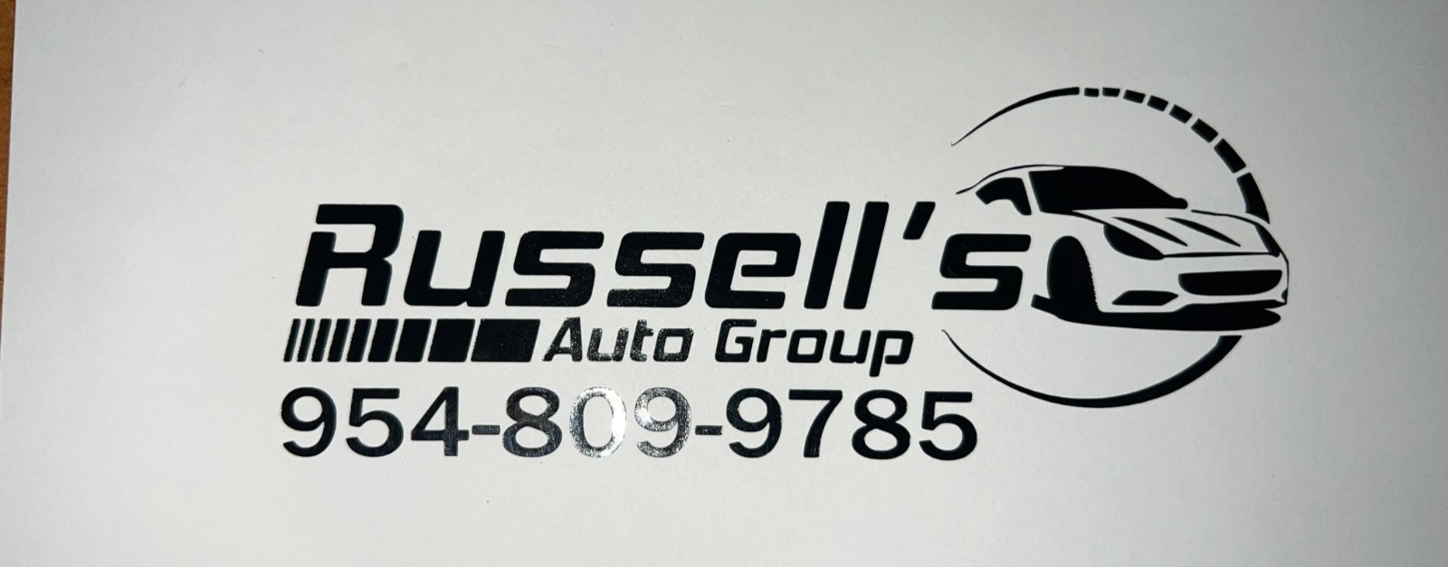 200 x AUTO DEALER DECALS – Your Logo Custom Designed 4 your dealer or campaign