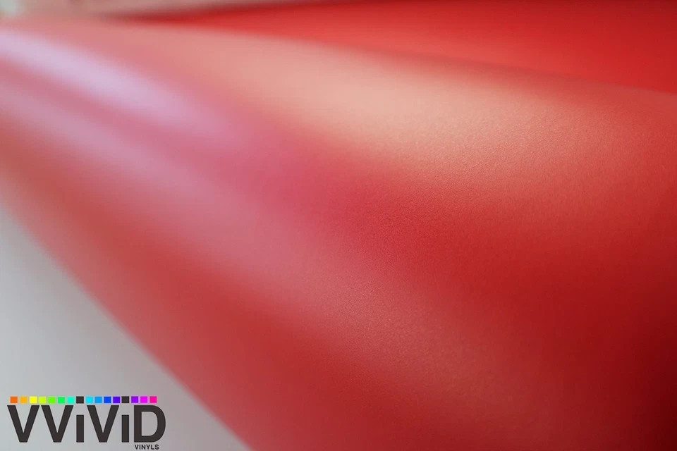 VViViD Matte Blood Red Vinyl Wrap Roll with XPO Air Release Technology (6ft x 5f