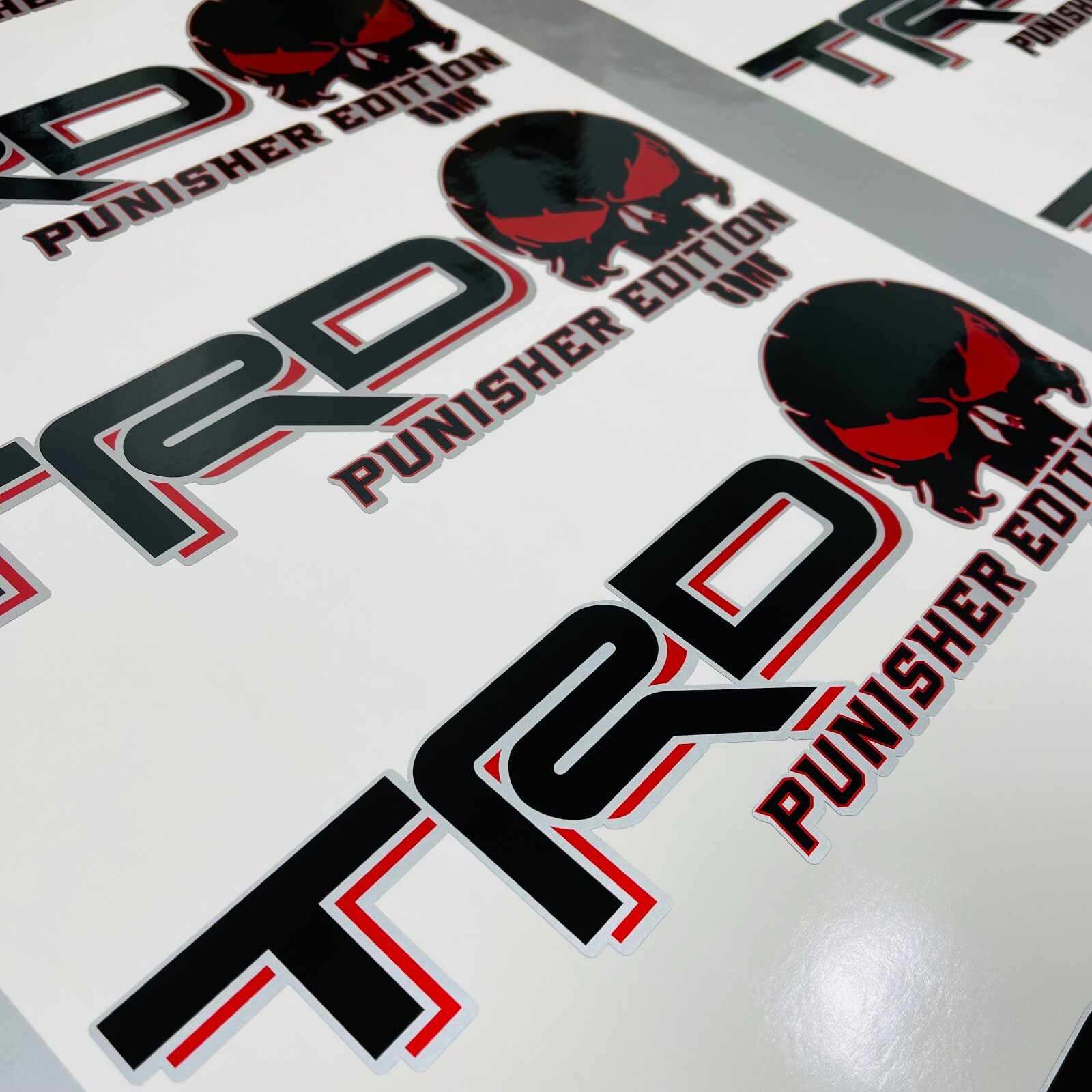 TRD Tacoma Skull Bedside Accessories Exterior Sports Punisher Edition Decals