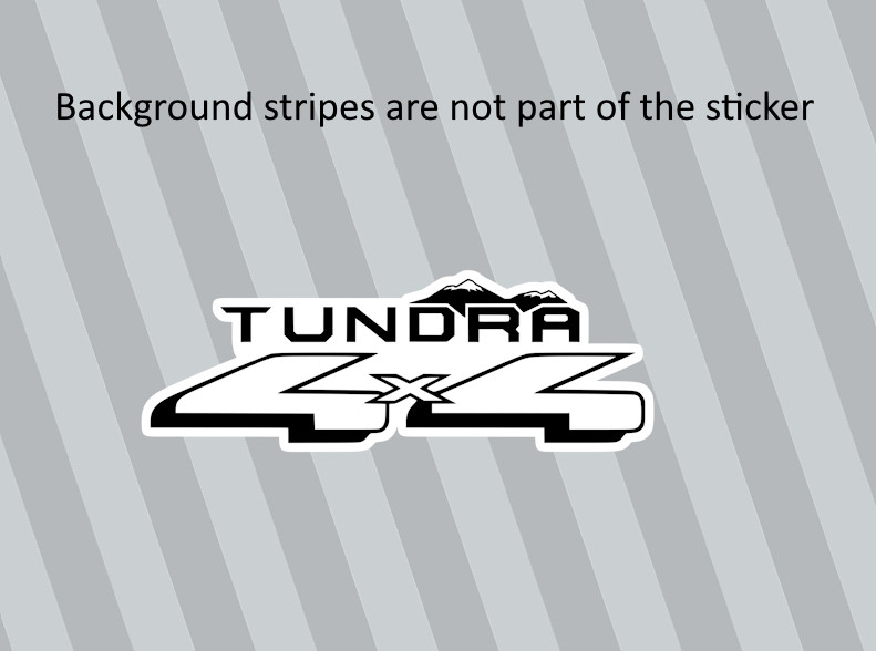 Toyota Tundra 4×4 Mountain Camping High Quality Vinyl Sticker