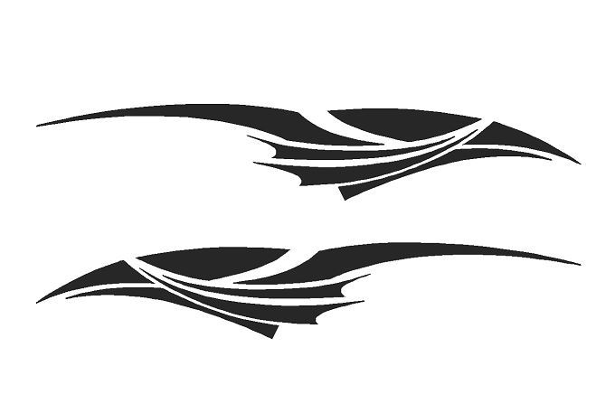 #A1218 DECAL VINYL GRAPHIC VEHICLE CAR TRUCK CROSS OVER SUV VAN SEMI MODERN AUTO