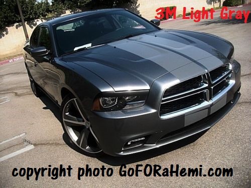 FOR 11 to 14 Dodge Charger 10″ Racing Stripe Graphic Color Decal Sticker 36 FEET