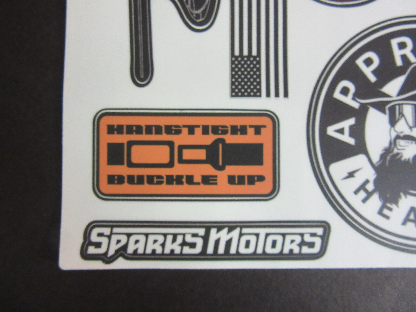 Sparks Motors SMCO Heavy Rescue Sticker Sheet Decals Blackhawk
