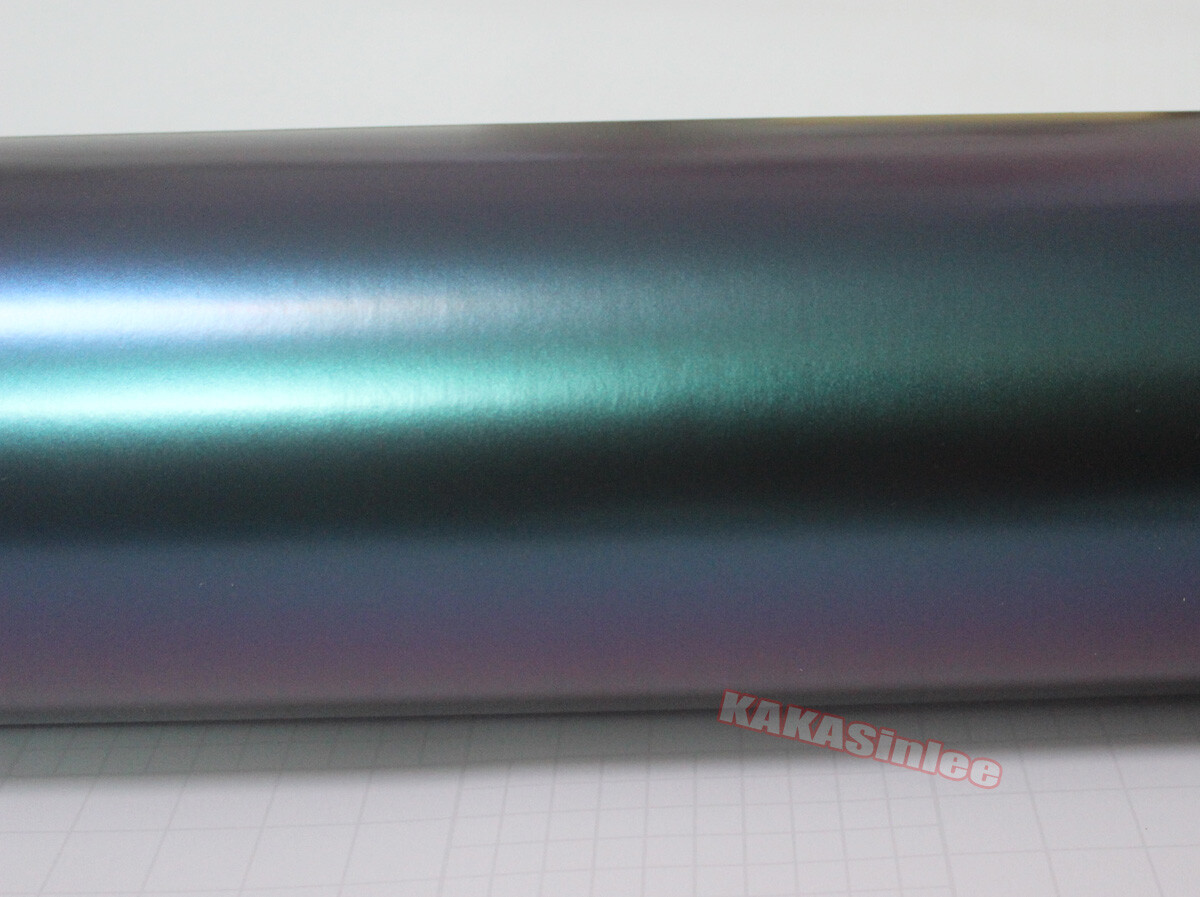 50FT X 5FT Full Car Wrap Chameleon Satin Vinyl Sticker Decal Green Purple HDUS