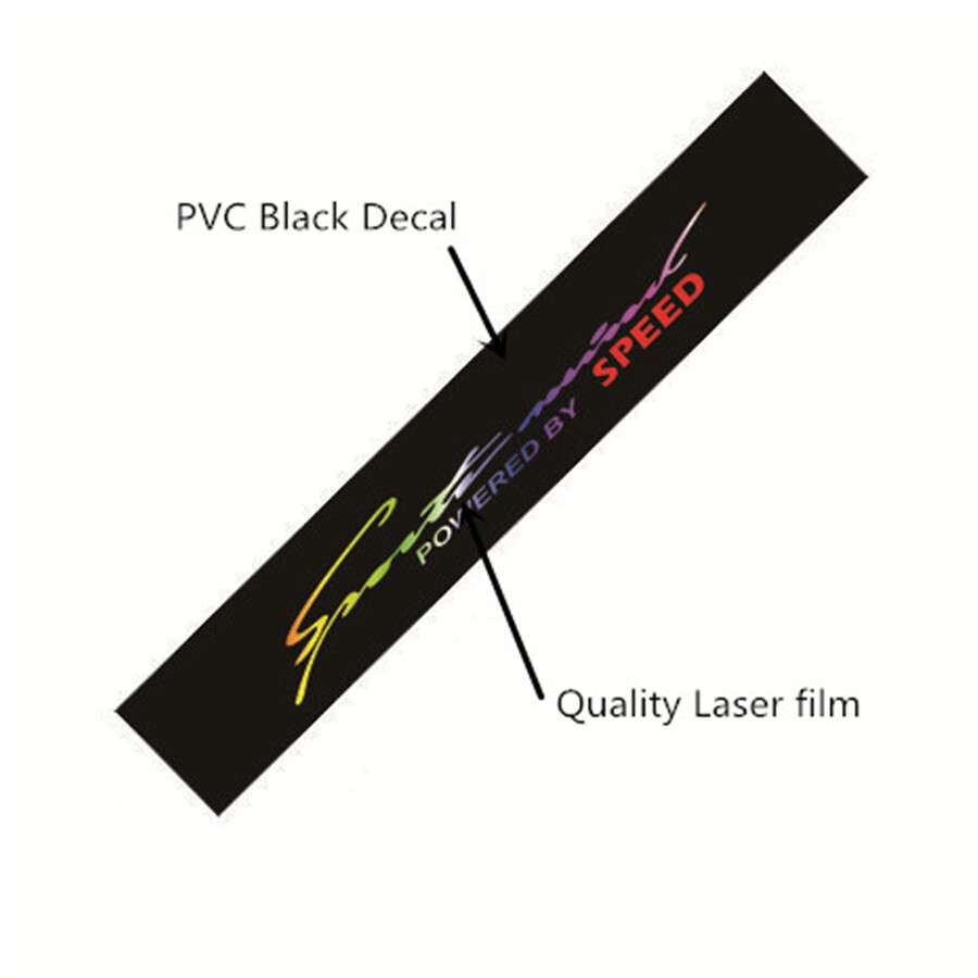 Fit For Toyota Camry Car Front Windshield Sticker Decal PVC Laser Colorful Decor