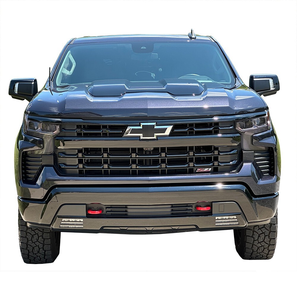 Crux Moto Headlight Tint Full Overlay Light Smoke 50% for Silverado 1500 22+