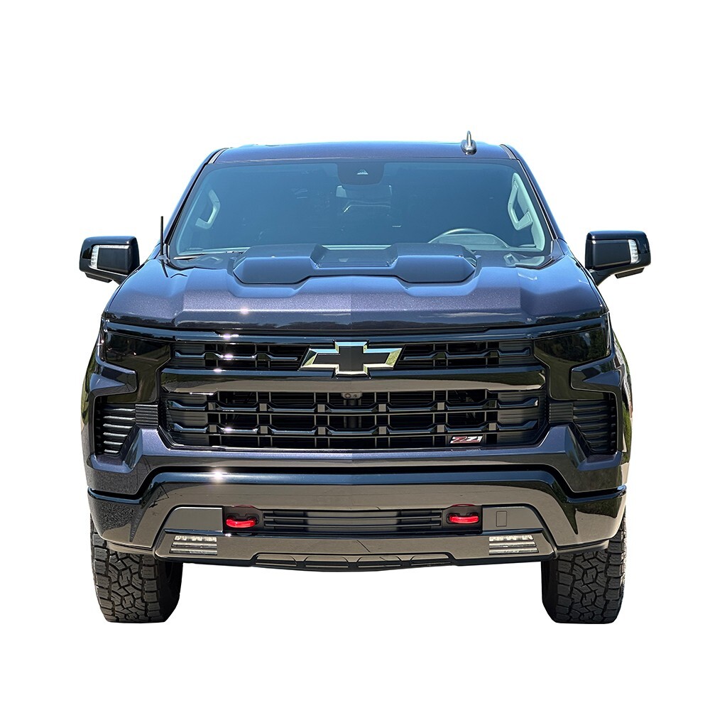 Crux Moto Headlight Tint Full Overlay Dark Smoke 20% for Silverado 1500 22+