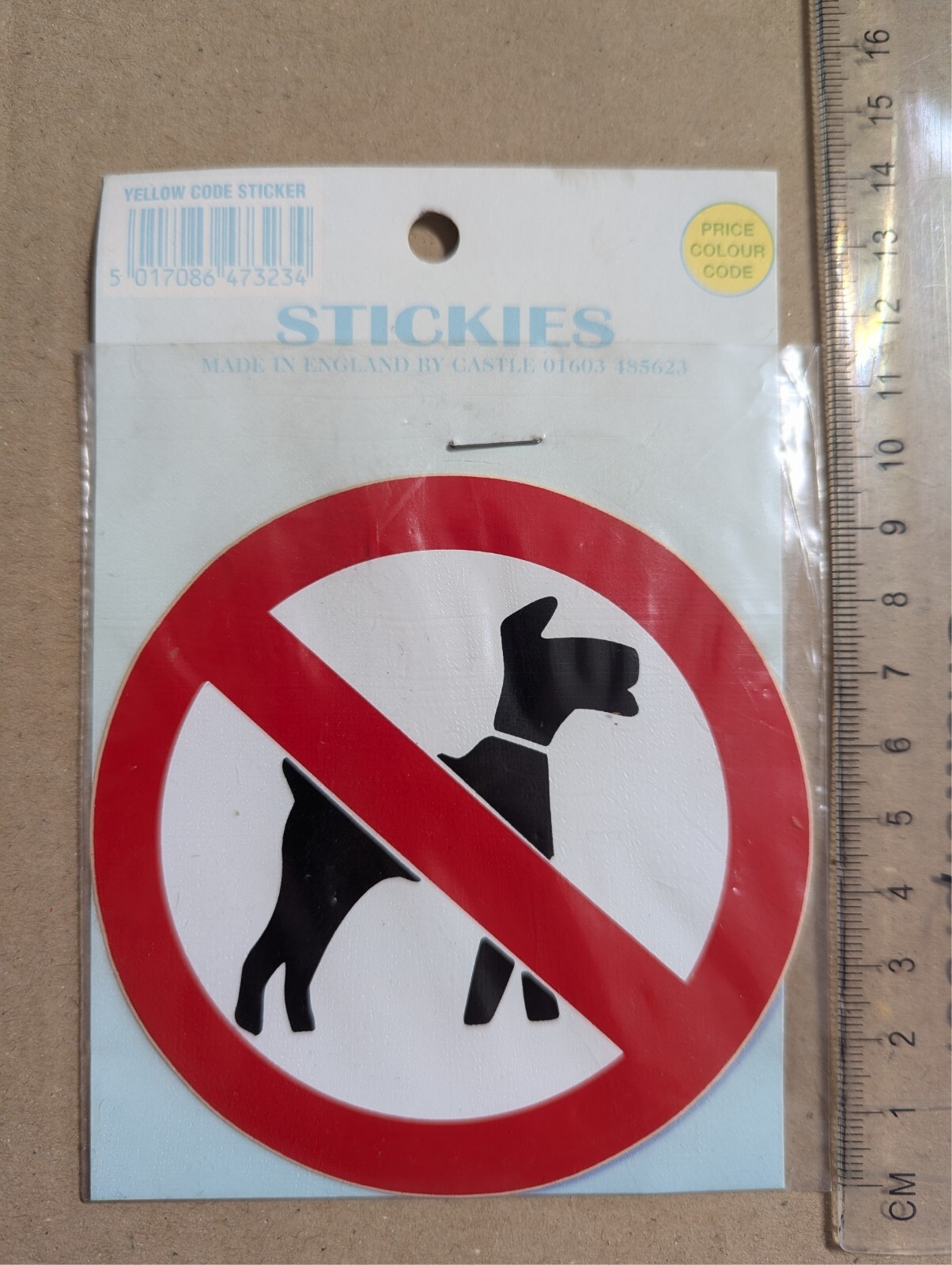 Beware No Dog Emblem Car Vinyl Bumper Sticker Decal Gate Warning