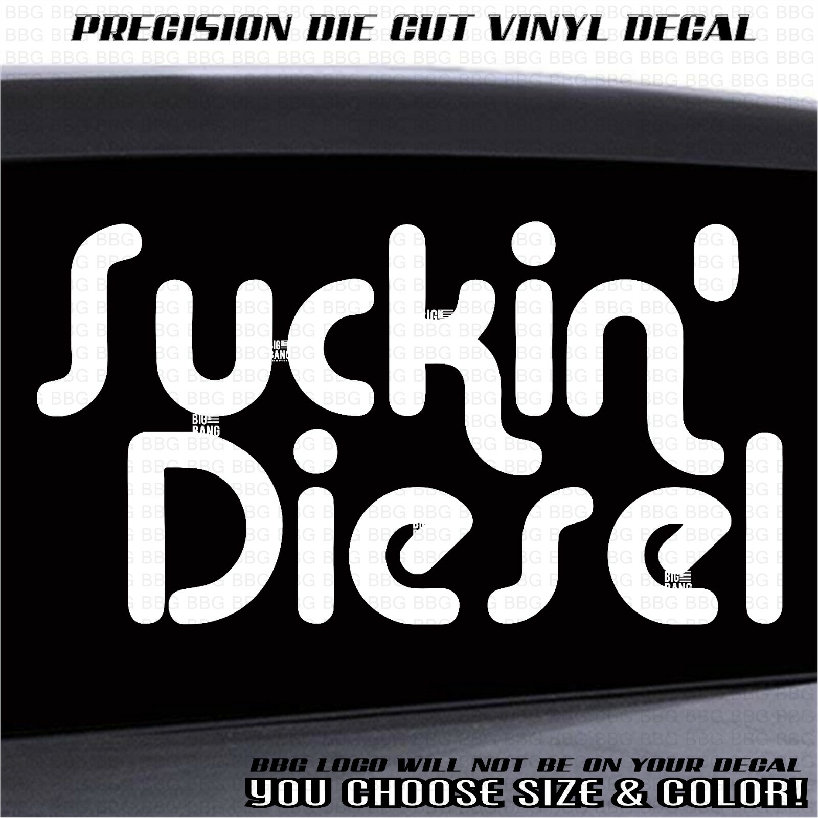 Funny Trucker Vinyl Decal Sticker Die Cut SUV Van Truck Car Window Gift Truckin’