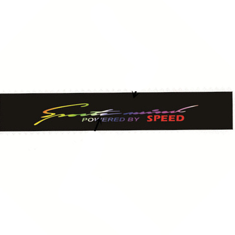 Laser Colorful Reflective Decals Sticker Decorative For Car Window Windshield