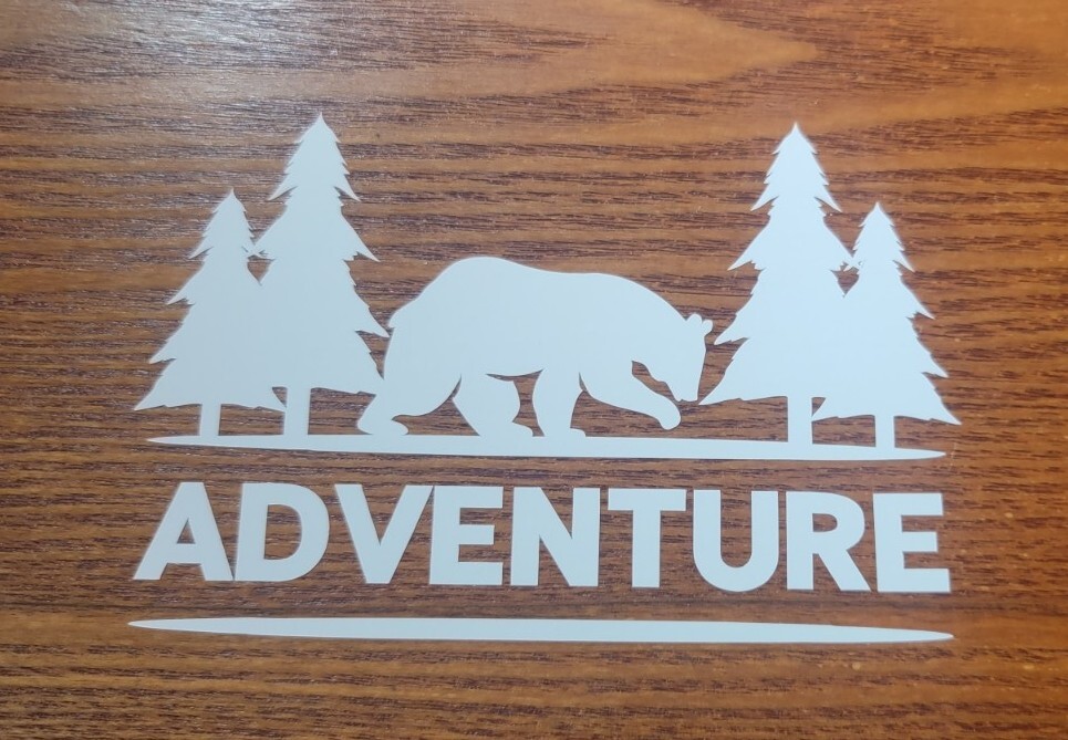 MOUNTAIN RANGE LANDSCAPE SCENE Vinyl Decal -Sticker for Car Truck 2.0