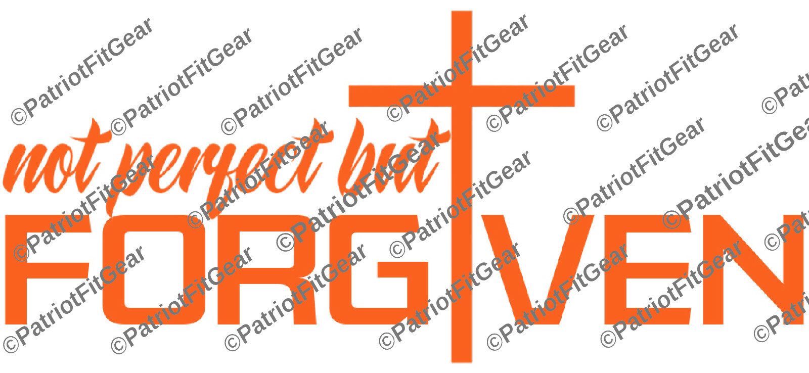 Not Perfect But Forgiven,Faith Over Fear,In God We Trust,God,Cross,Vinyl Decal