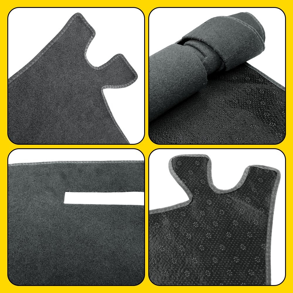 Dash Cover Mat Fits 1997-1998 Chevrolet Silverado C-K Series Dashboard Gray 1-5X