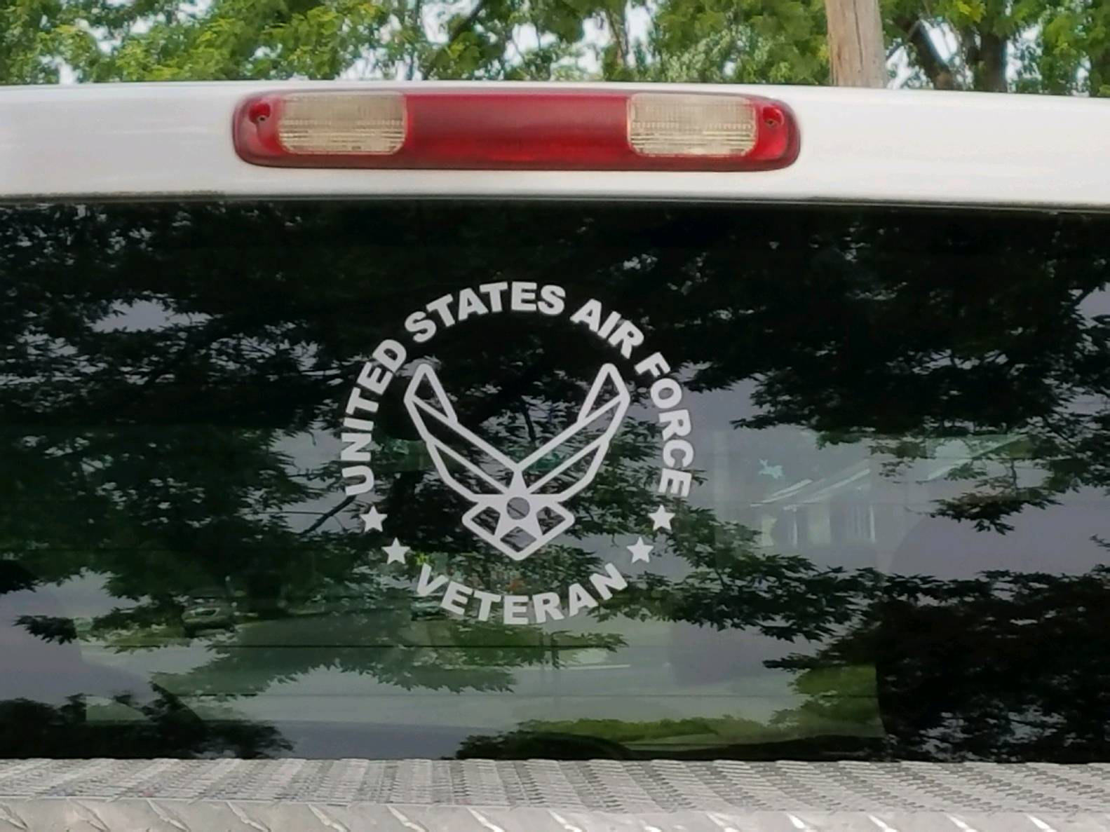 Proud Female Veteran Vinyl Decal Sticker – Air Force, Army, Navy, Marines