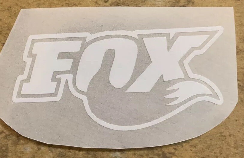 Fox Shocks Motocross MX Bike Die Cut Vinyl Decal Racing