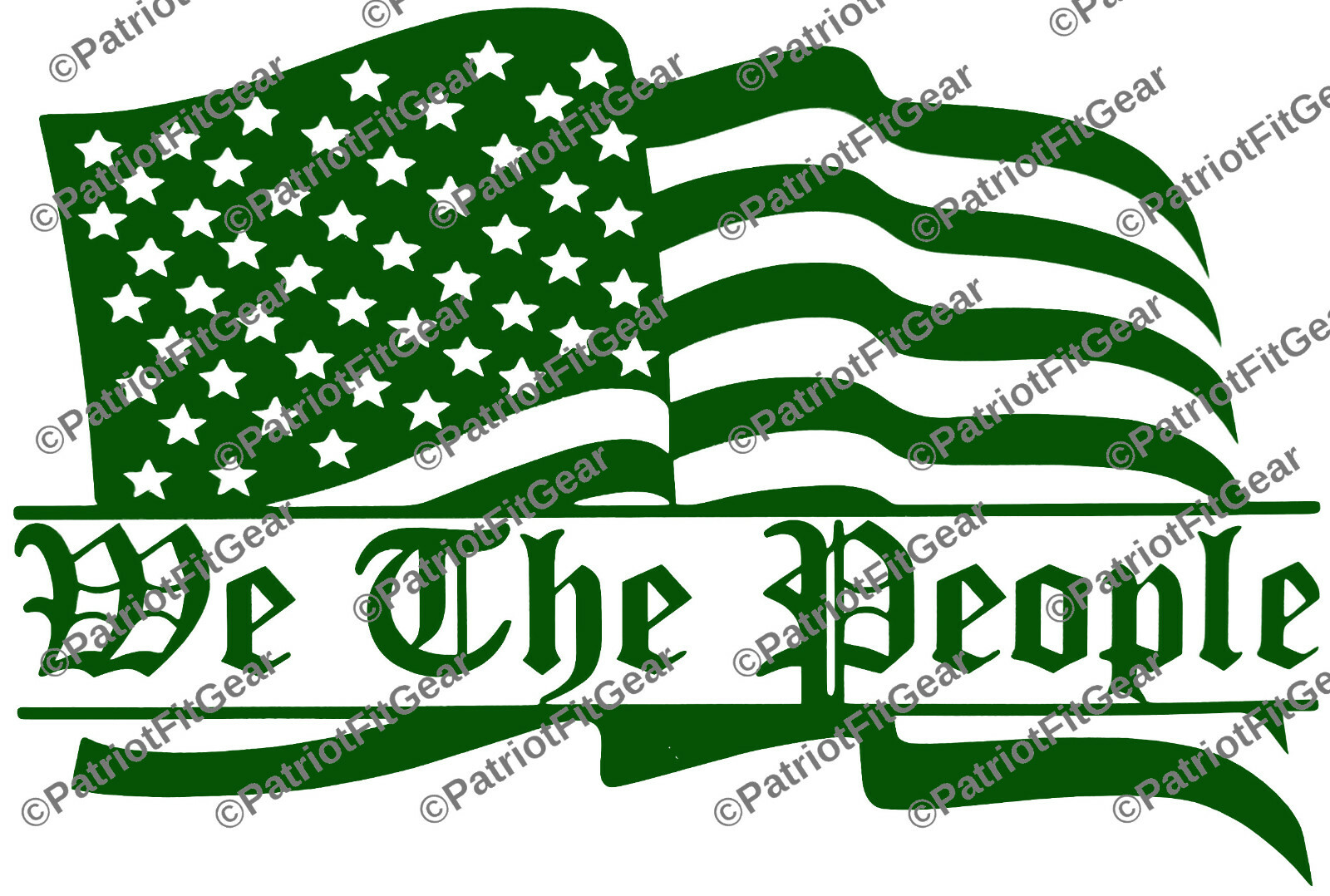 We The People Flag,12″x9″,Dont Tread On Me,Faith Family Freedom,1A,Vinyl Decal