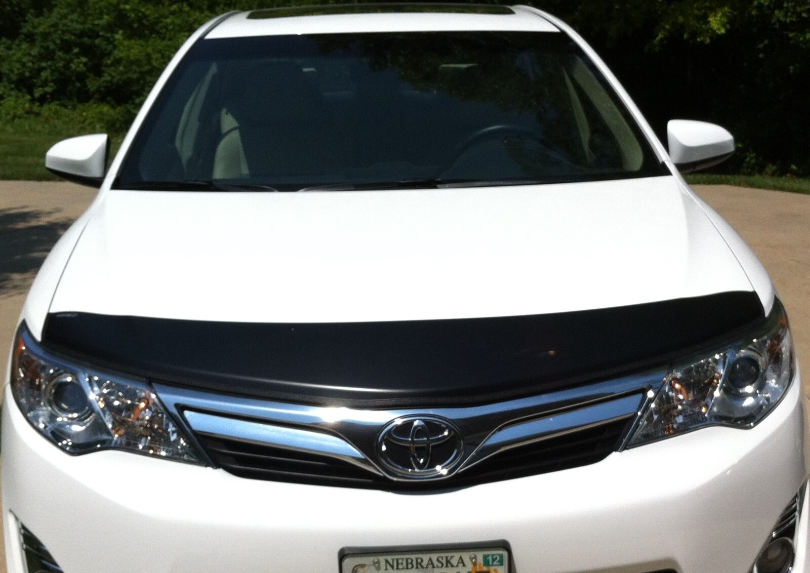 This magnetic car bra fits Toyota Camry model years 2012-2014