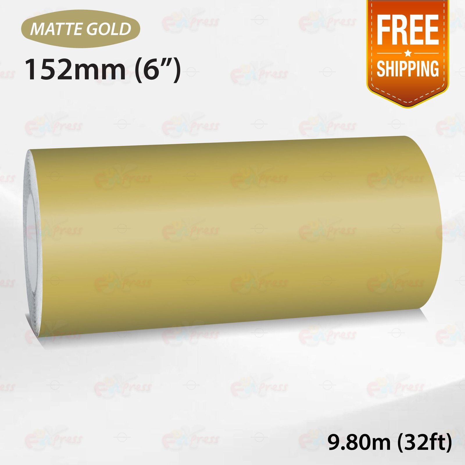 MATTE GOLD 6″ 152mm PIN STRIPE Car Model Streamline TAPE Decal Vinyl Sticker
