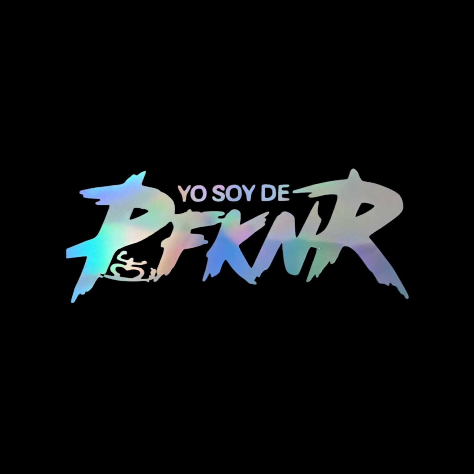 Yo soy de P fkn R with Boricua Coqui Vinyl Decal Puerto Rico Auto Sticker