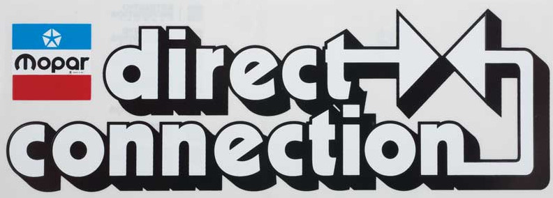 Dodge Plymouth Chrysler Mopar Direct Connection 11″ Decal Sticker 1960’s