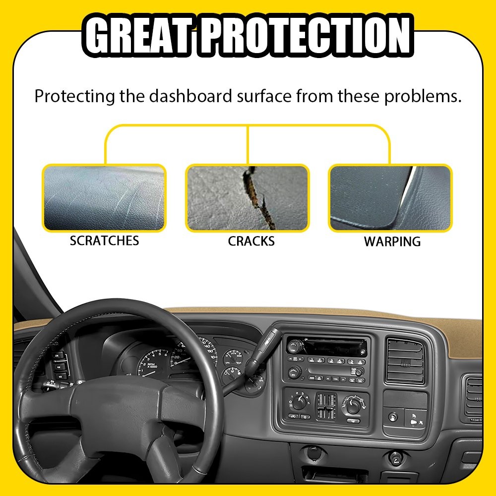 Beige DashMat Dashboard Pad Cover for Chevrolet Suburban 1500 2000-06 Tahoe 1-5X