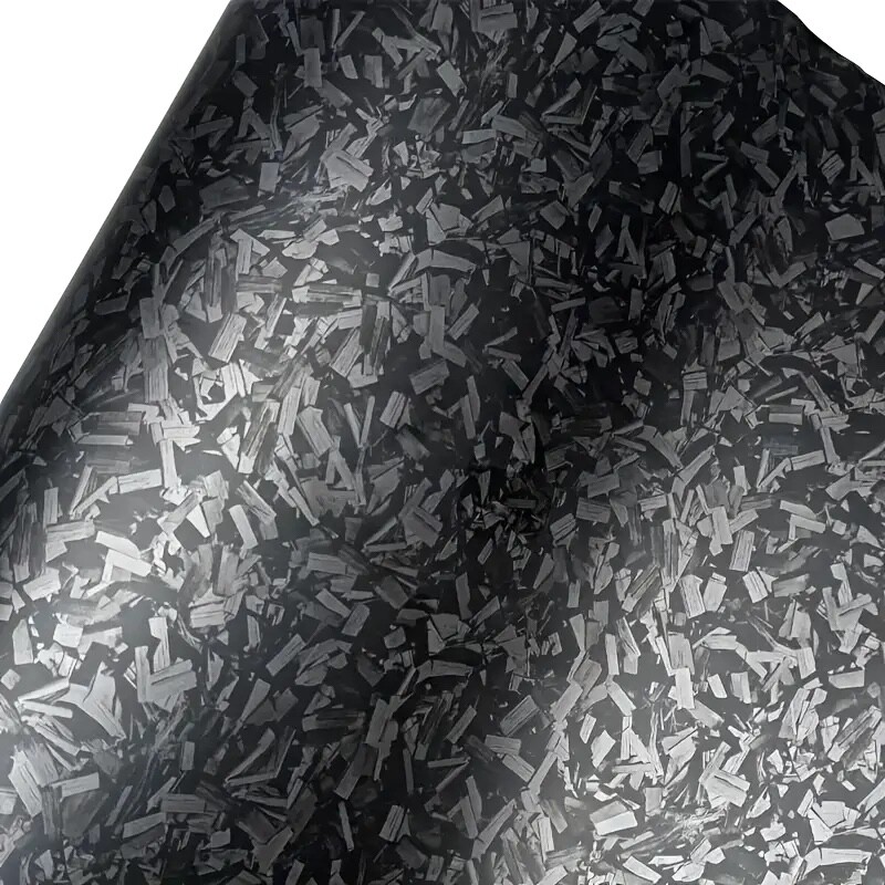 24″ x 60″ Premium Matte Flat Forged Carbon Fiber Vinyl Wrap Film Black 2ft x 5ft