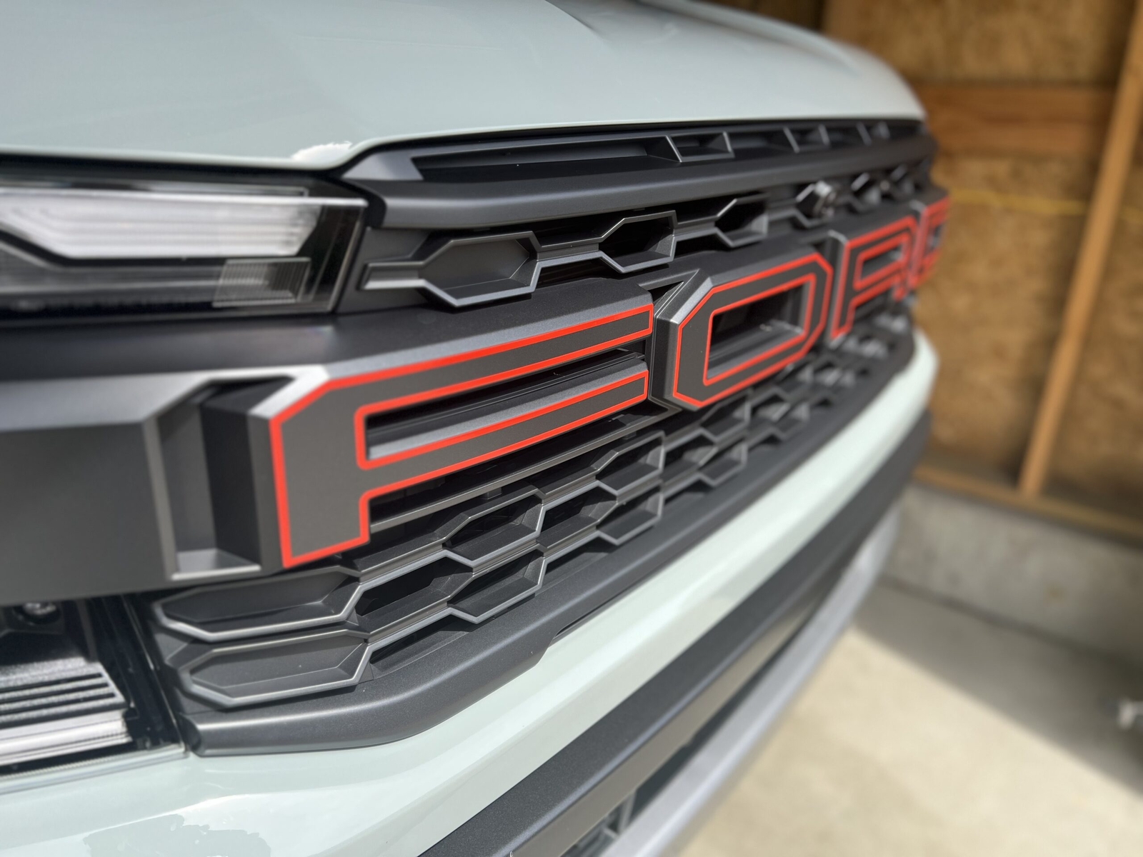 2024 Ford Ranger Raptor Grill Letters Outlines – vinyl decals stickers
