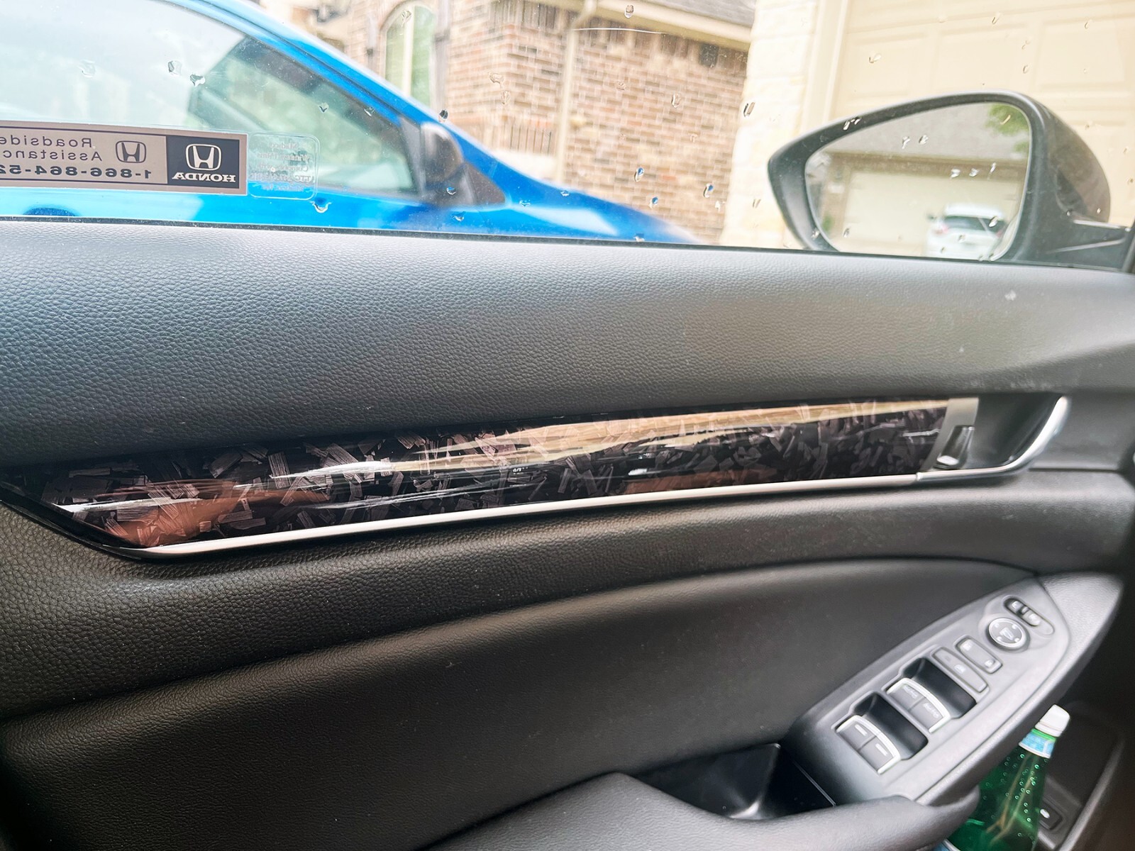 Ultra Gloss PET Liner Black Forged Composite Carbon Fiber Vinyl Wrap Air Release