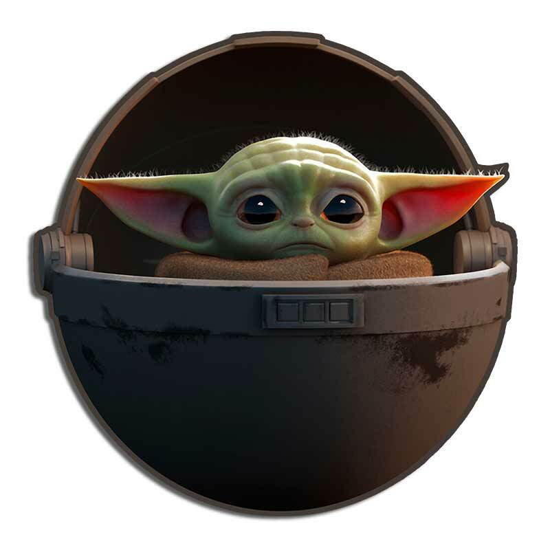 Baby Yoda Decal Car Truck Phone Cup Sticker Chibi Egg Star Wars Mandalorian
