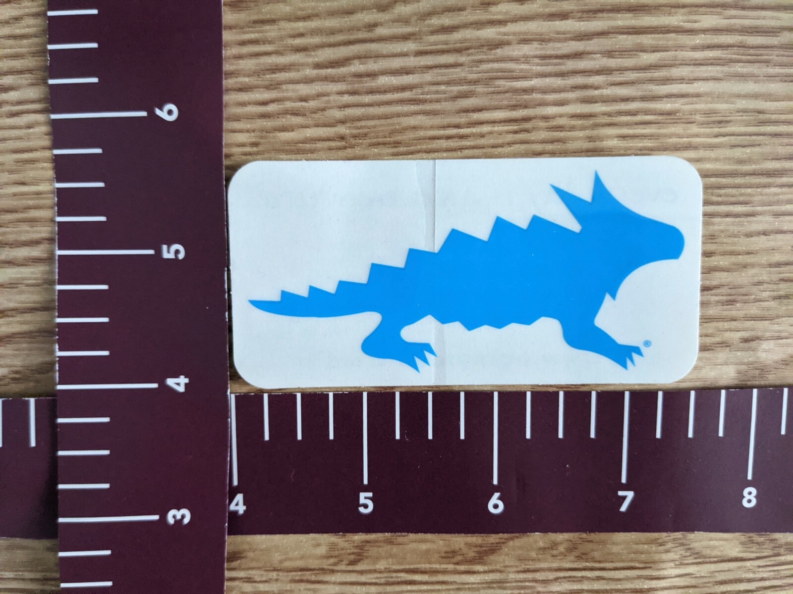Horny Toad Blue Sticker Decal 1.5″ h x 3″ w NEW