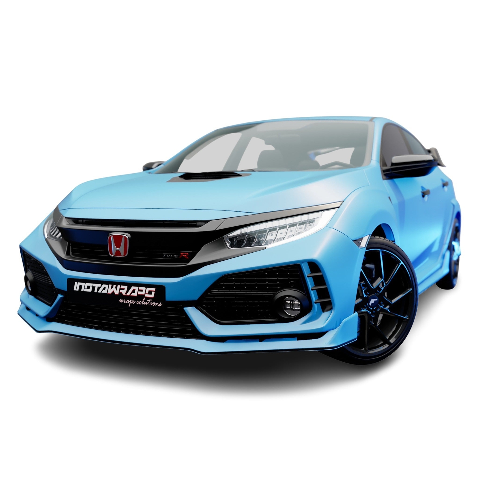 Avery Dennison SW900 Supreme Satin Light Blue Vinyl Car Wrap Film | 633-O
