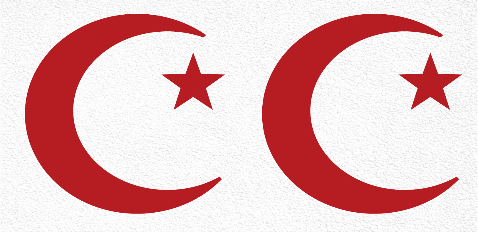 Islam Muslim Crescent Logo Moon Star Decal Sticker Choose Color and Size P1045
