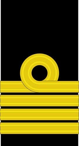 3×5.5 Canadian Navy Captain Sticker (Canada Military Rank Naval CA Seaman)