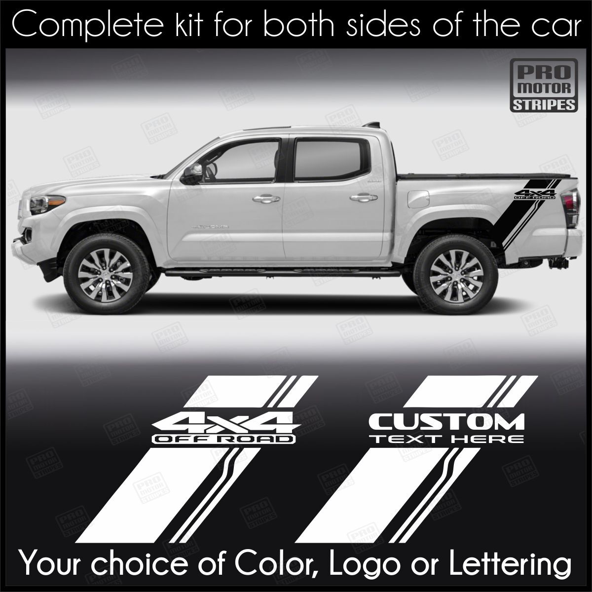 Bed Box Side Stripes Decals For Ford F-150 F150 XL XLT Lariat Raptor Maverick