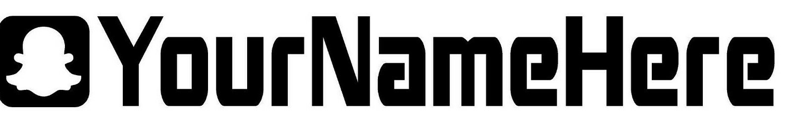 2X YOUR USER NAME SNAP Compatible CUSTOM INSTA Vinyl Decal Sticker CHAT