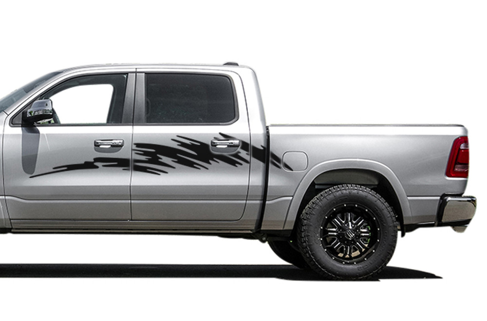 Side Decal for Dodge Ram Crew Cab 1500 2500 3500 Design Vinyl Graphics Sticker