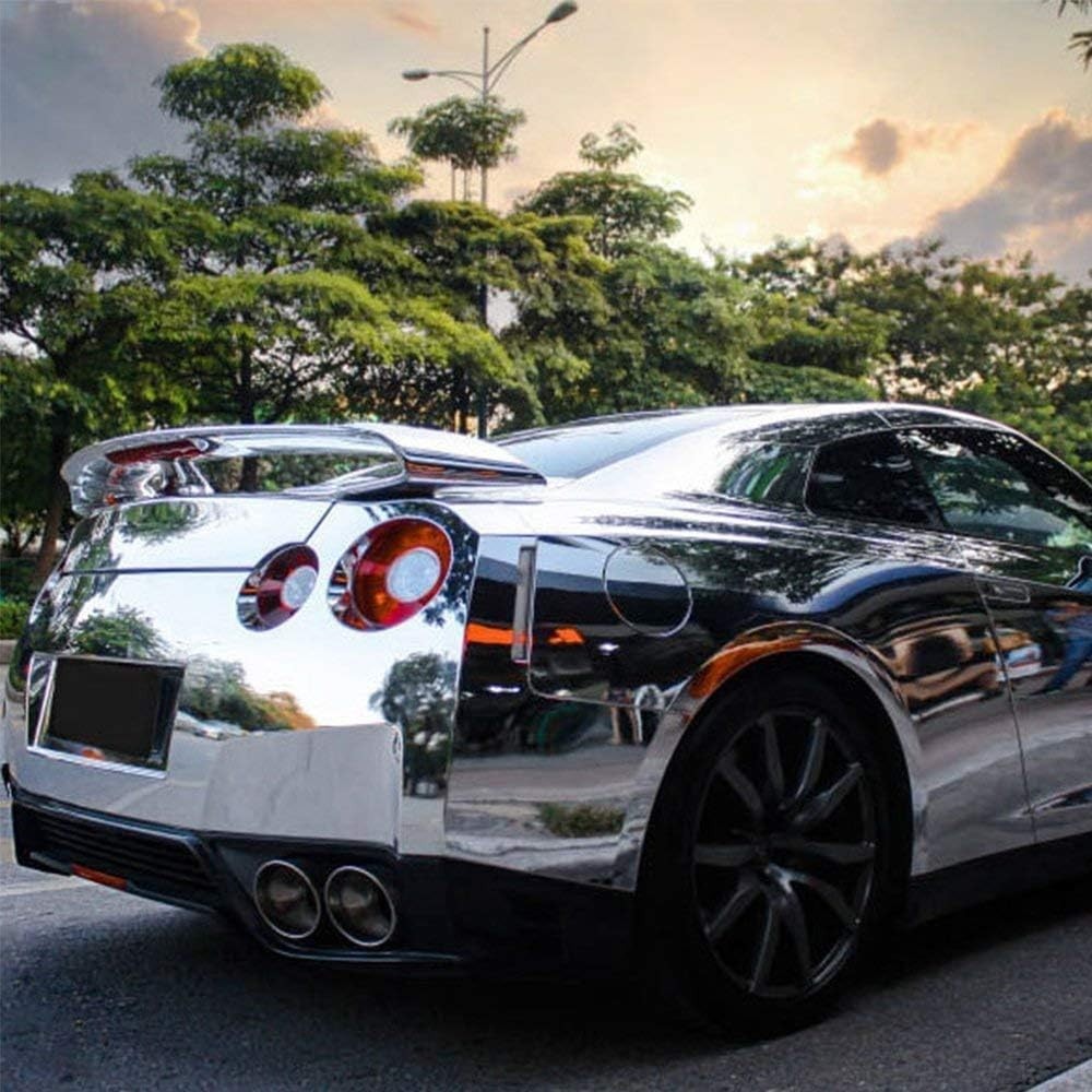 Durable Chrome Mirror Vinyl Wrap 12x60in – Perfect for DIY Vehicle Customization