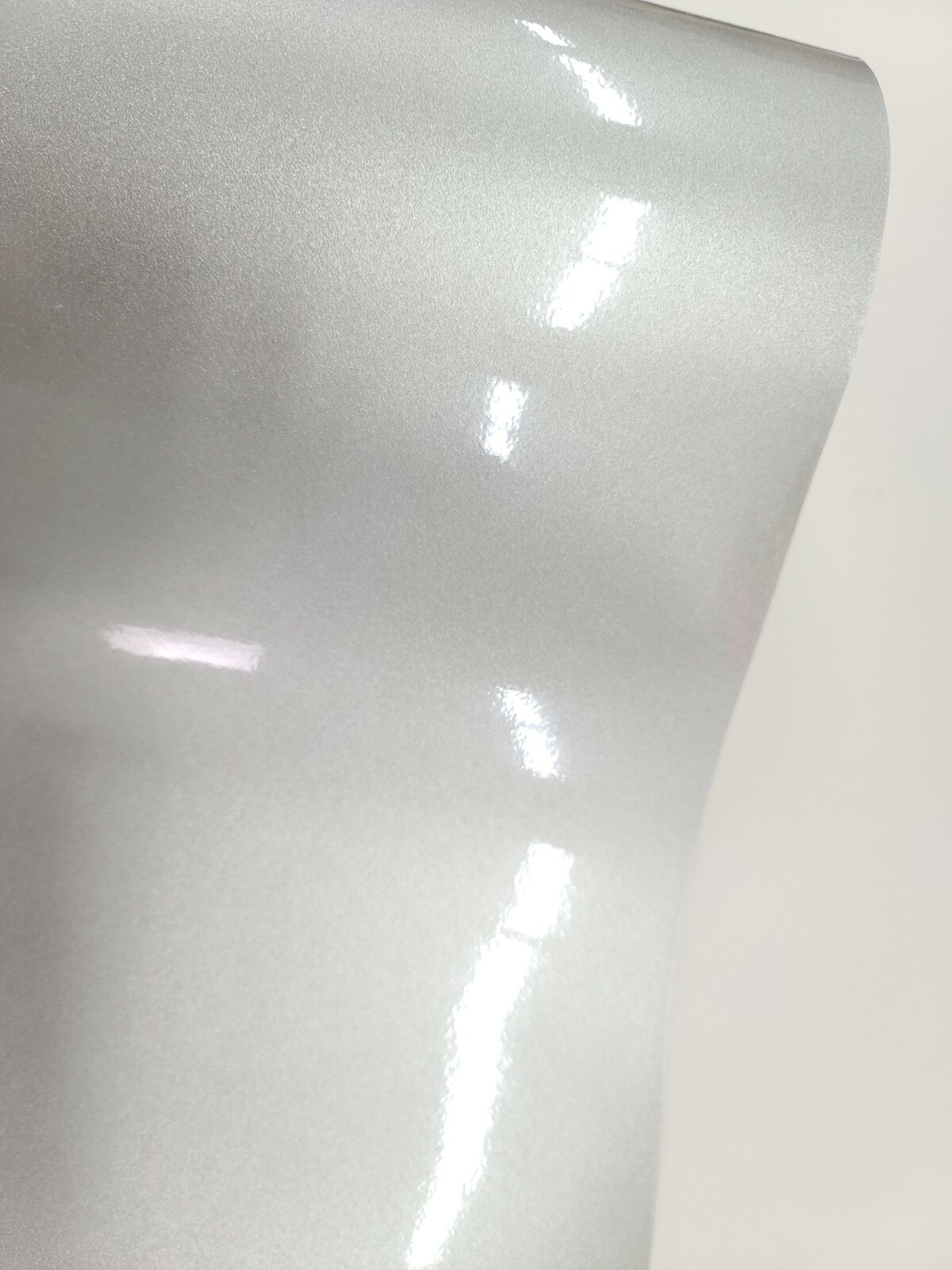 Gloss Silver Metallic Glitter Vinyl Car Vehicle Wrap Decal Sticker Film Roll