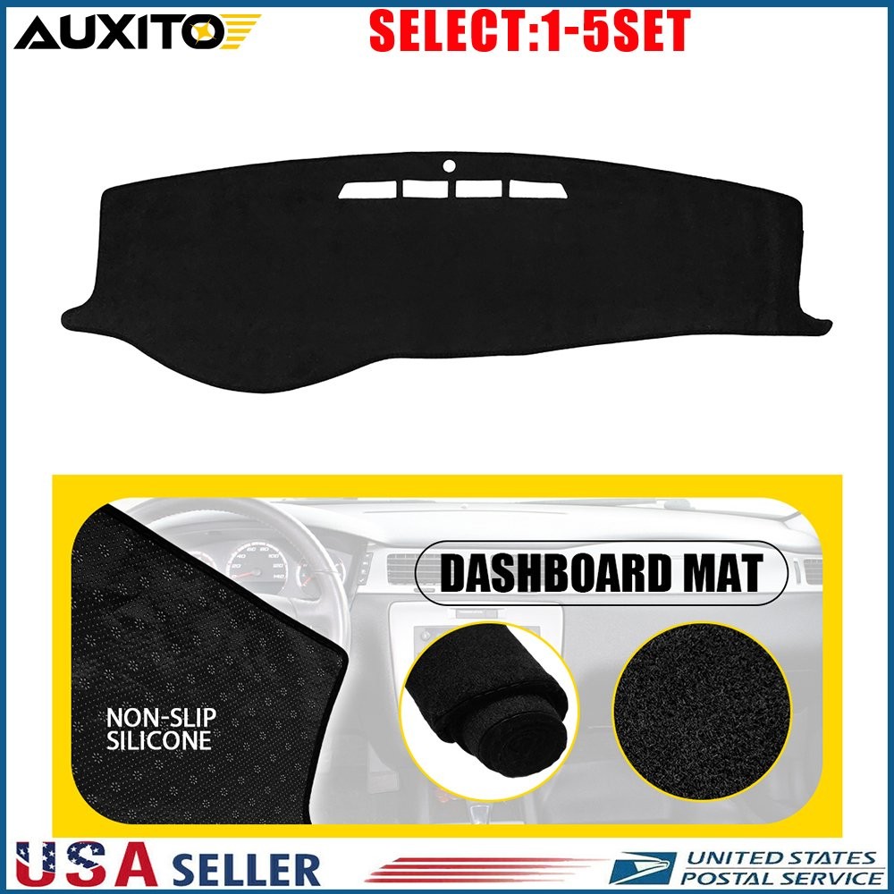Fit 2006-2013 Chevrolet Impala Dash Mat Dashboard Cover Pad Interior Black 1-5X