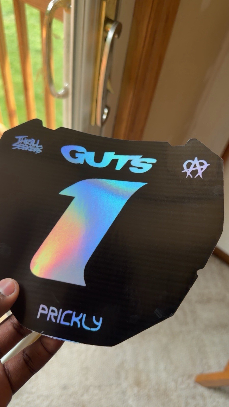 Custom Odi Plate Decal Stickers. Professionally Cut, Clear/Holographic Vinyl.
