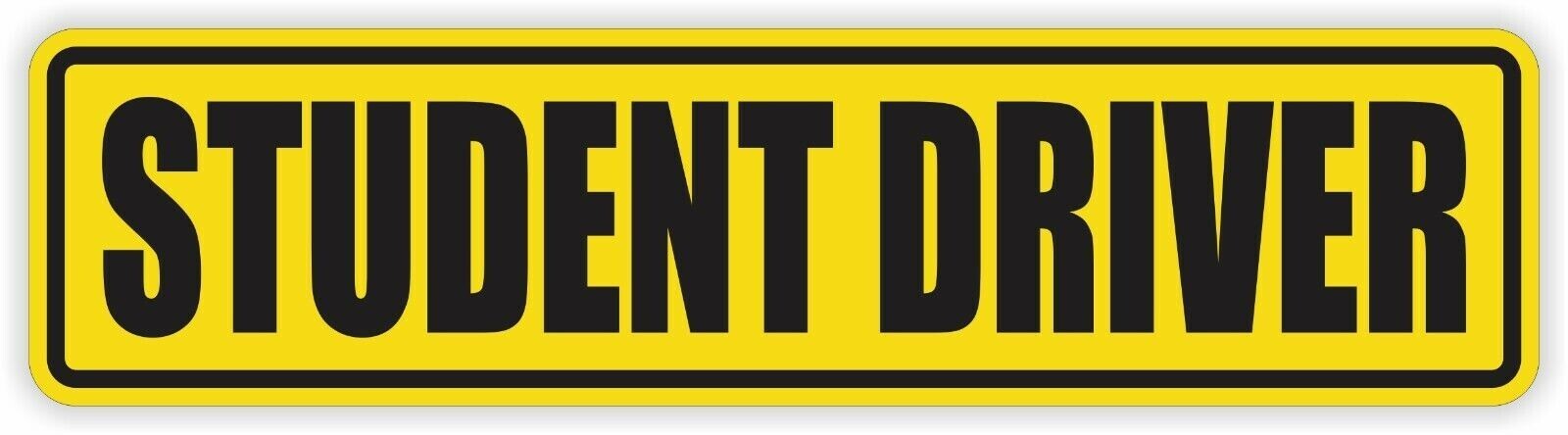 3 PCS STUDENT DRIVER MAGNET CAR SIGNS PLEASE BE PATIENT CAR BUMPER STICKER DECAL