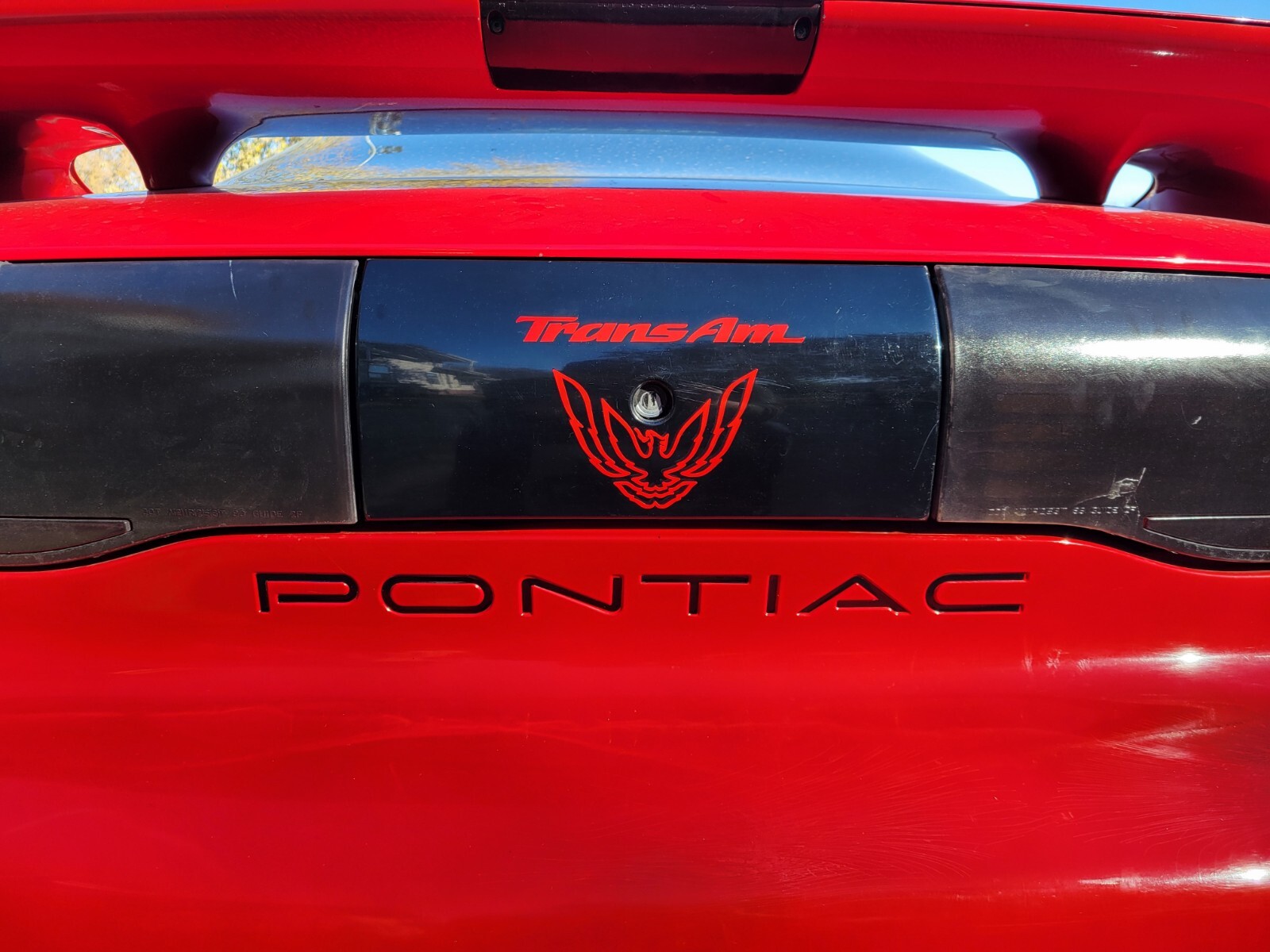 Rear Bumper Letters For 1993-2002 Bumper 93-02 Firebird Trans am set