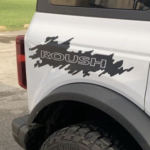 Roush Splash Upper Bedside Decals New 2PC Set Universal Fits Trucks 30” Oracle