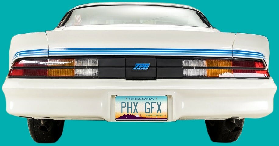 1980 1981 Camaro Z28 Emblems Grill & Fuel Door Emblems Kit 2 Pieces