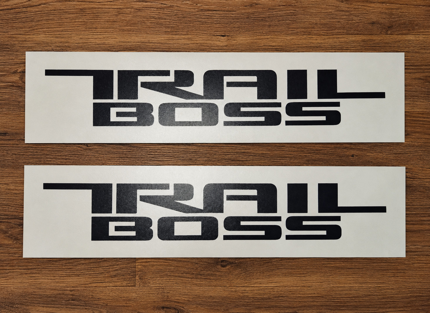 2x Decal Stickers Replacement Trail Boss for Silverado (2019-2024) MB premium