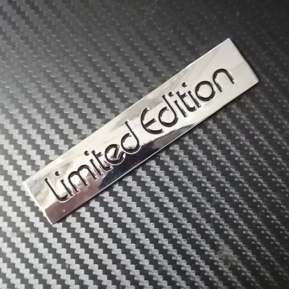 Car Badge Limited Edition 10.5cm Metal Trunk Side Motorcycle Emblem Sticker