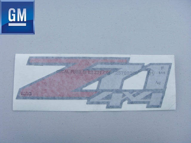 CHEVY SILVERADO GMC SIERRA 2007 – 2013 Z71 4X4 TRUCK PICK UP BED DECAL STICKER