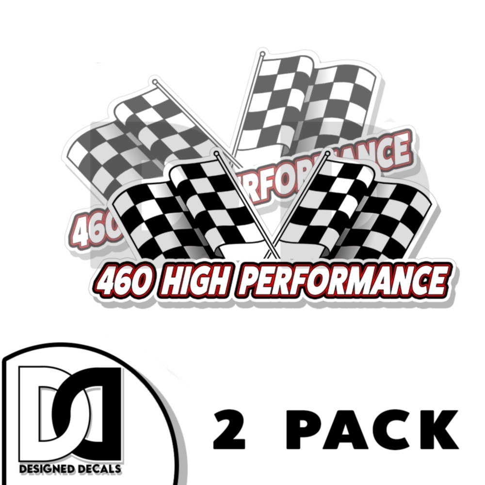 460 High Performance Air Cleaner Decal for classic or muscle car 2PK