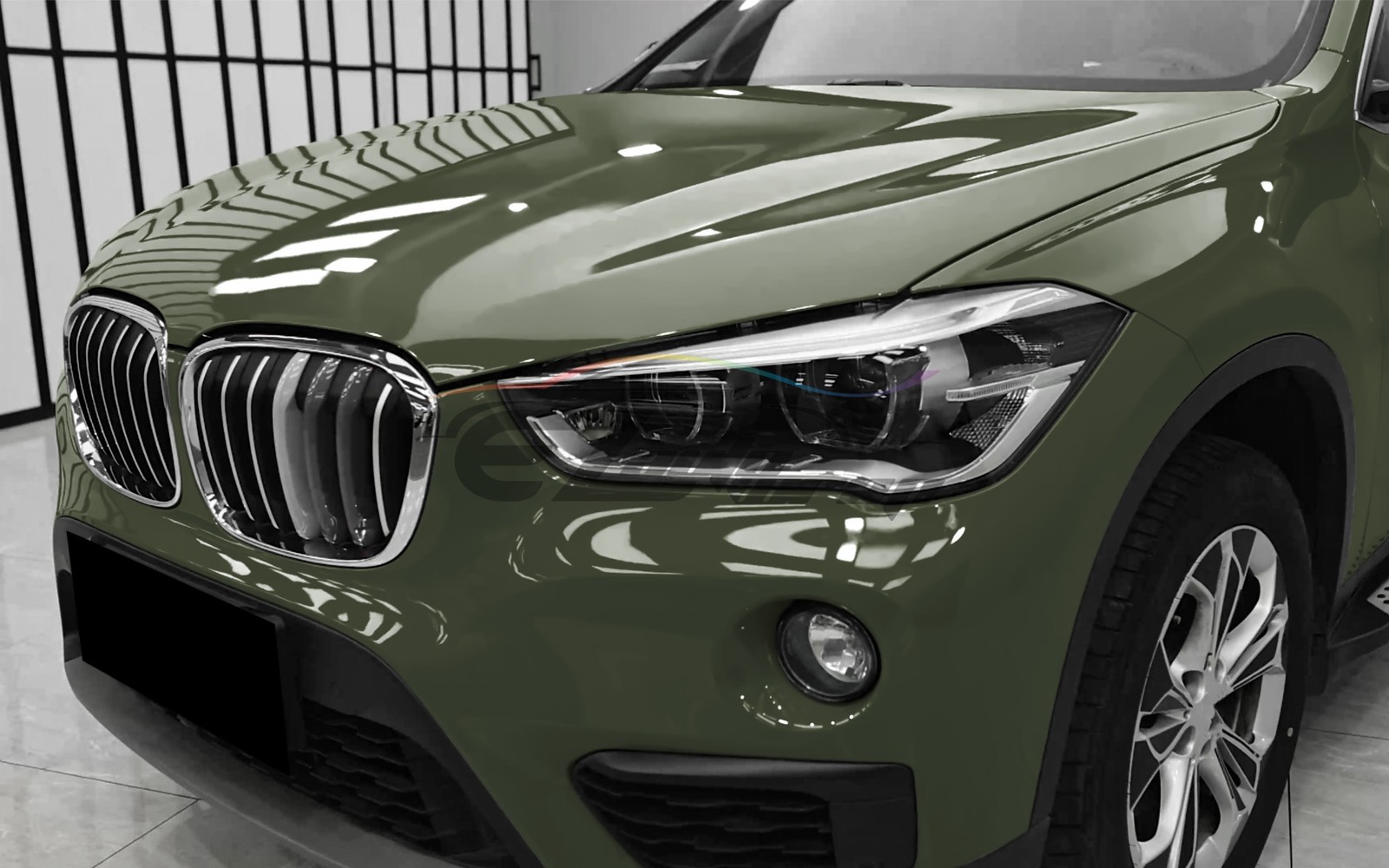 ESSMO PET Super Gloss Combat Green Car Vehicle Vinyl Wrap Decal Gloss Like Paint