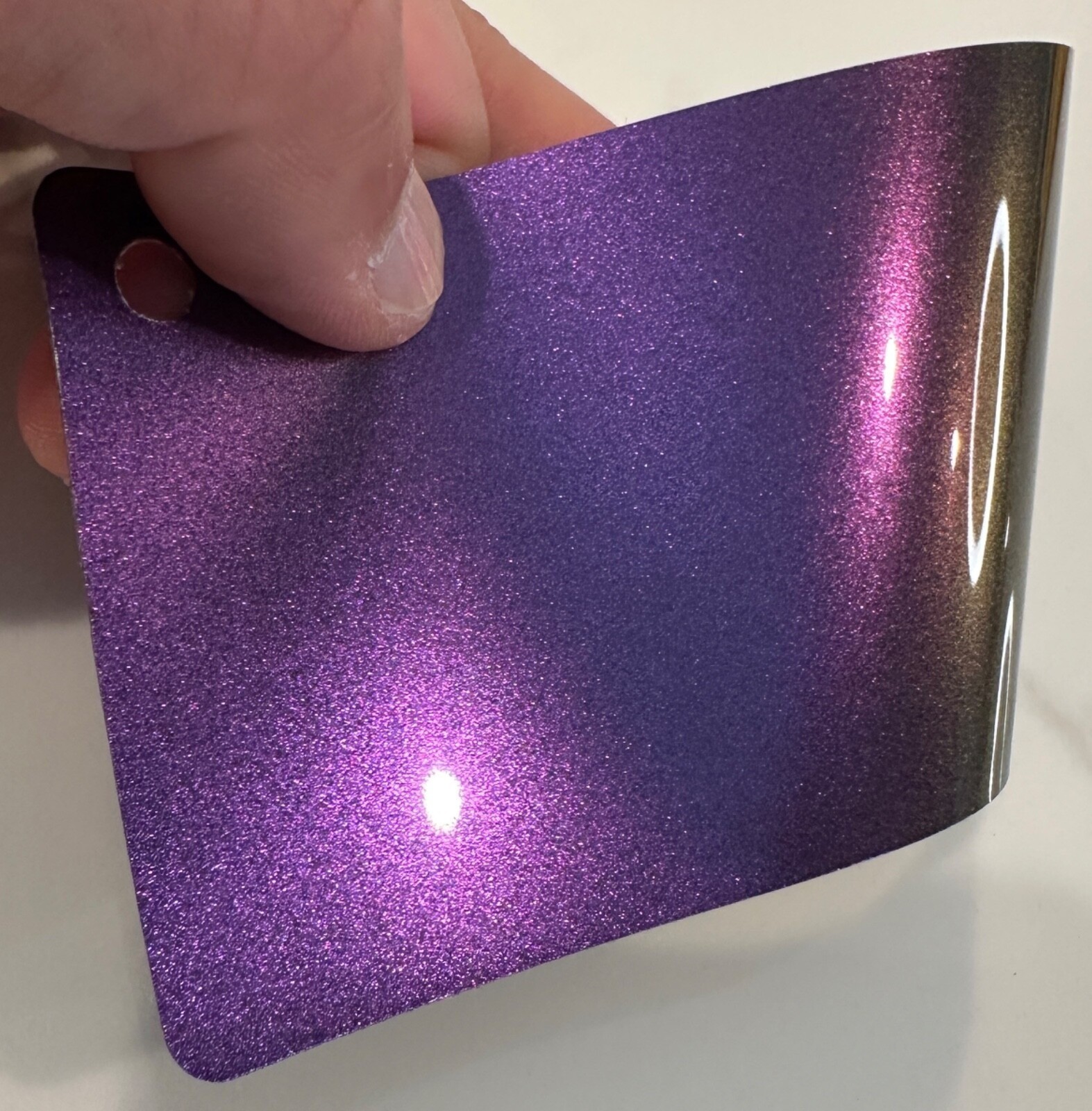 Tesla Cybertruck DIY Full Vinyl Wrap Color Change Ultra-Gloss Riptide Purple